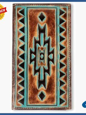 Top Grain Leather Bi-Fold Wallet with ID Window and Card Slots